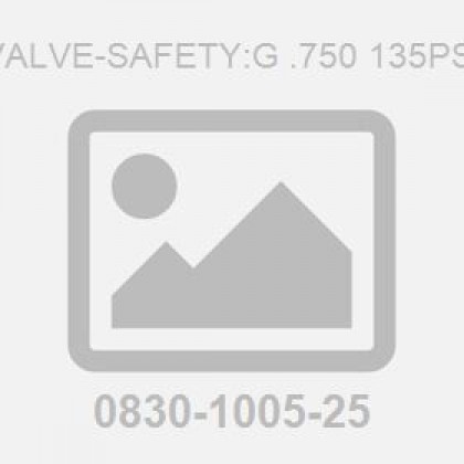 Valve-Safety:G .750 135Psi